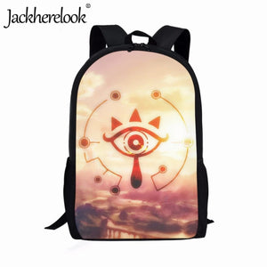 Zelda: Breath of the Wild Print Kids School Bag