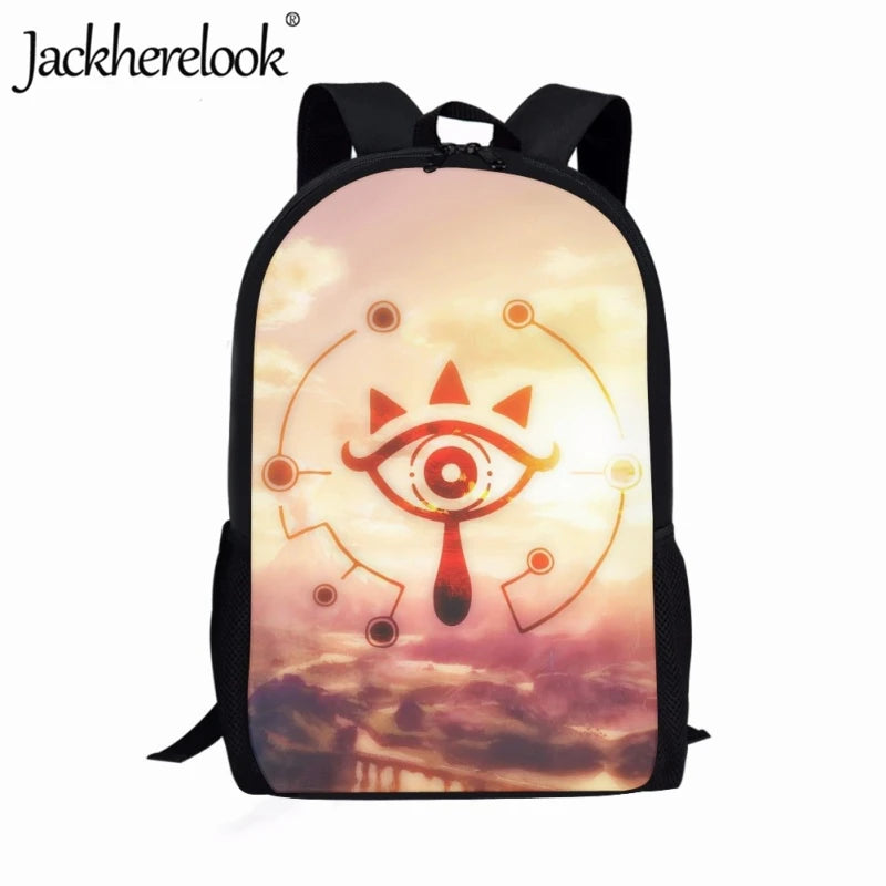 Zelda: Breath of the Wild Print Kids School Bag