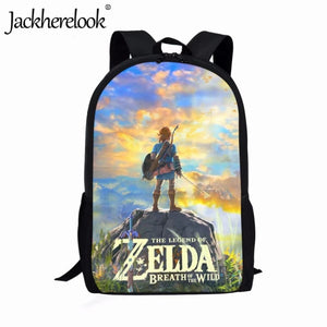 Zelda: Breath of the Wild Print Kids School Bag