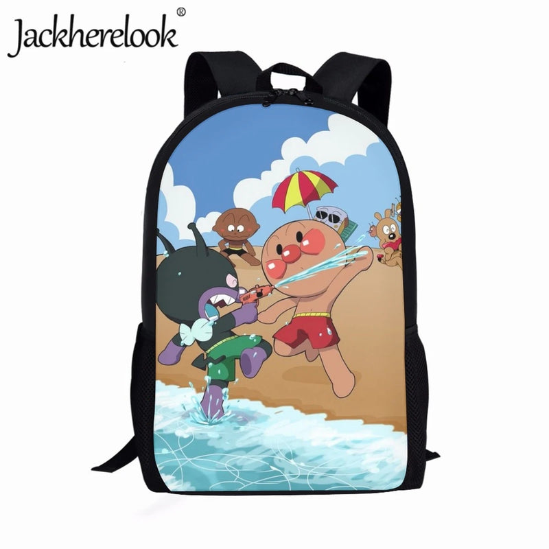 Anpanman Children's Schoolbag Backpack Cute Cartoon Book Bag