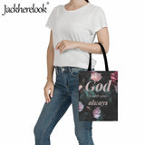 Christian Bible Verse Ladies Shoulder Bag Classic Church Tote Women Capacity Sho
