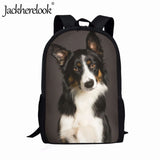 Jackherelook Dog 3D Printing School Bag 17inch Travel Bag