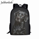Jackherelook Dog 3D Printing School Bag 17inch Travel Bag