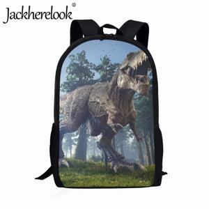 Dinosaurs in Ancient Times Pattern School Bags for Boys