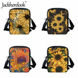Sunflower Pattern Kids Crossbody Bag for Student