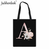 Letter Printing Ladies Handbag Canvas Shoulder Bag