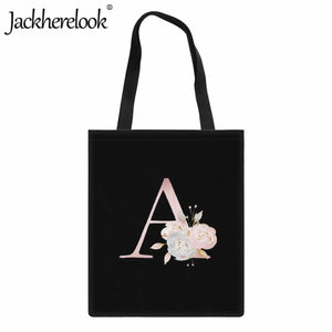 26Letters Printing Travel Shoulder Bag Large Capacity