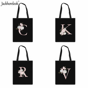 26Letters Printing Travel Shoulder Bag Large Capacity