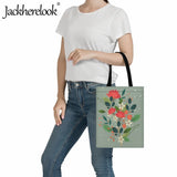 Floral Shoulder Bag Canvas Classic Handbag Beach Bag