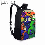 Jackherelook Rainbow School Bags for Kids Boys Girls Backpacks