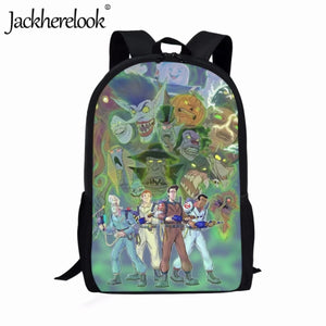 Ghostbuster Backpack Kids School Bag Boys Girls Large Capacity Travel Bag