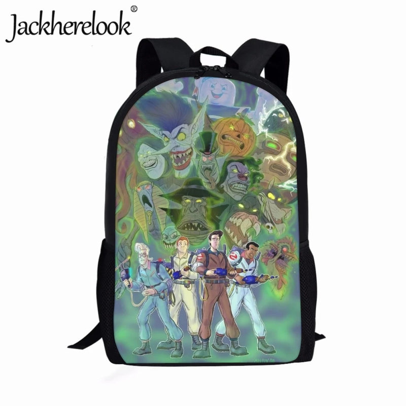 Ghostbuster Backpack Kids School Bag Boys Girls Large Capacity Travel Bag