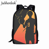 Jackherelook Haikyuu Anime Backpack for School Boys Teens Large Capacity Travel