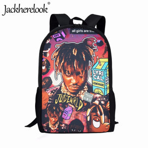 Jackherelook Hip Hop Street Style School Backpack