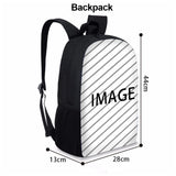 Jackherelook Comic Schoolbag for Girls Durable Backpack Large Capacity