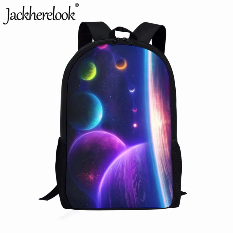 Interstellar Planet Pattern School Bag for Children