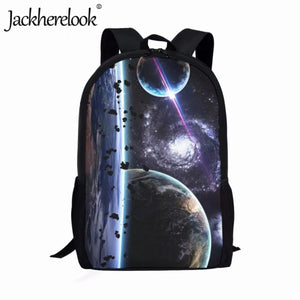 Interstellar Planet Pattern School Bag for Children