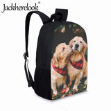 Intimate Puppy Pattern School Bags for Children Bookbags