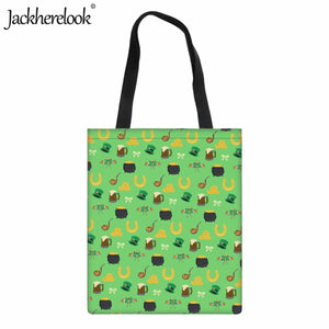 Irish St. Patrick's Shoulder Bag Women's Handbag Eco Friendly Canvas Shopping