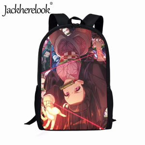 Demon Slayer Anime Backpack for Kids, Sports Bag for Boys and Girls