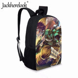 Japanese Anime Pattern Bookbag for Middle School Students