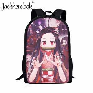Japanese Kamado Nezuko Book Bag for Kids