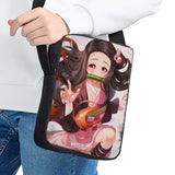 Kamado Nezuko Crossbody Bag for Kids School Boys Girls Lunch Bag