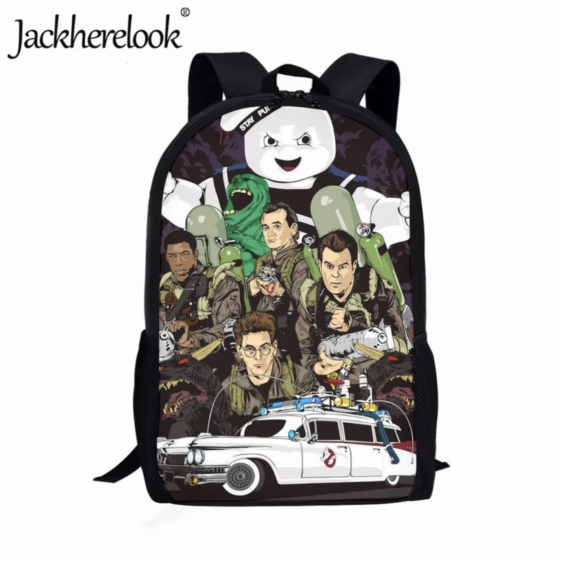 Kids Ghostbuster 3D Backpack Boys Girls School Bag Teens Travel Bag