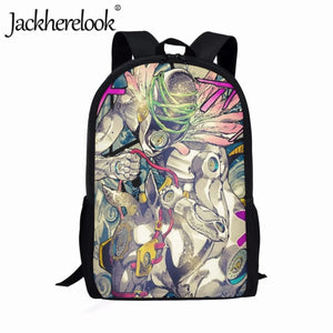 Kids Retro Anime Style School Bag Boys Girls Backpacks