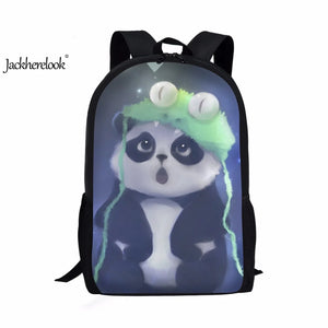 Lovely Panda School Bags 3D Book Backbag for Kids Boys Girls