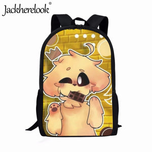 Jackherelook Mikecrack Backpack for Students Cartoon Anime Bookbag