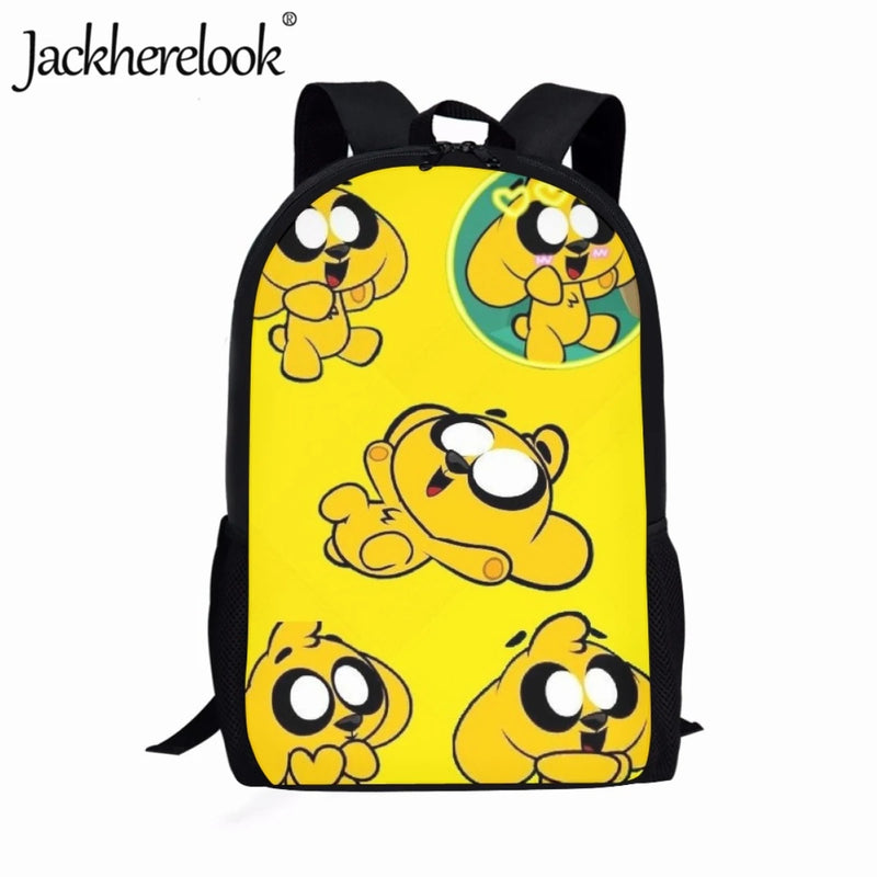 Jackherelook Mikecrack Backpack School bag Boys Girls Back to School Book Bag Te