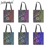 Polynesian Style Totem Handbag Canvas Shoulder Bag