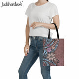 Polynesian Style Totem Handbag Canvas Shoulder Bag