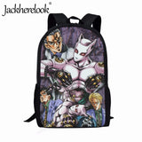 Jackherelook Retro Style School Bags for Boys Girls Japanese Anime Bookbags