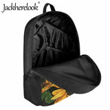Retro Sunflower Pattern School Backpack for Kids