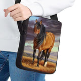 Jackherelook Running Horse Schoolbags Children's School Lunch Bag