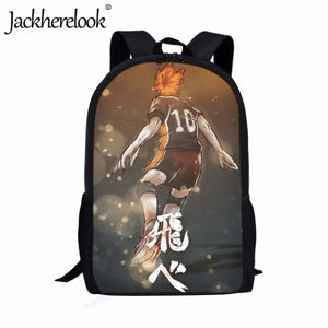 Haikyuu Print School Backpack for Kids, Teenager Boys Girls Book Bag