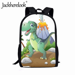 Dinosaur Illustration Backpack for Kids Boys Girls