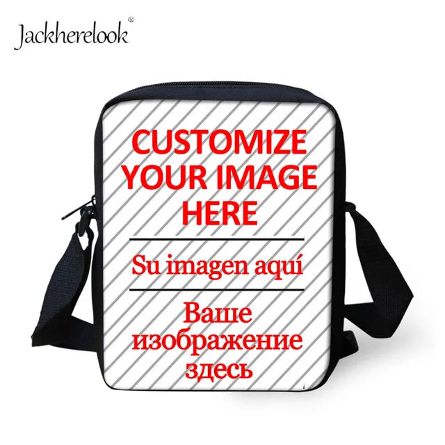 Gothic Skull Pattern Kids Girls Travel Bags Boys Crossbody Bag