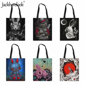 Jackherelook Gothic Rabbit Shoulder Bag for Women