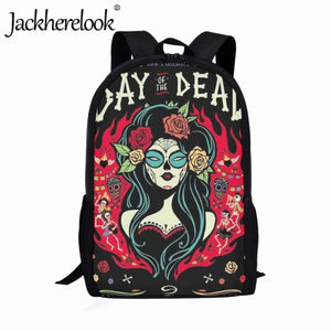 Skull Pattern School Bags for Children Party Backpacks