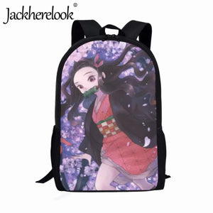 Tanjirou Kamado Printing School Bag for Child Boy Girl