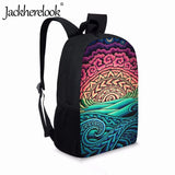 Polynesian Tribal Totem School Backpack for Teens
