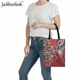 Polynesian Style Pattern Handbag Ladies Canvas Shoulder Bag