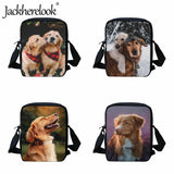 Warm Puppy Pattern Kids Crossbody Bag School Travel Shopping Bag
