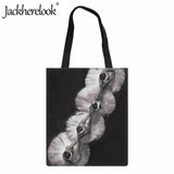 Ballet Dancer Canvas Shoulder Bag Large Capacity Travel Bag