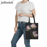 Jackherelook Women's Handbags Flower Shoulder Bag Ladies Tote Bag