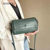 Cowhide Women's Shoulder Bag All Match Messenger Handbag