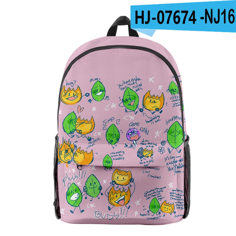 Battle for Dream Island Merch Backpack Student School Bag
